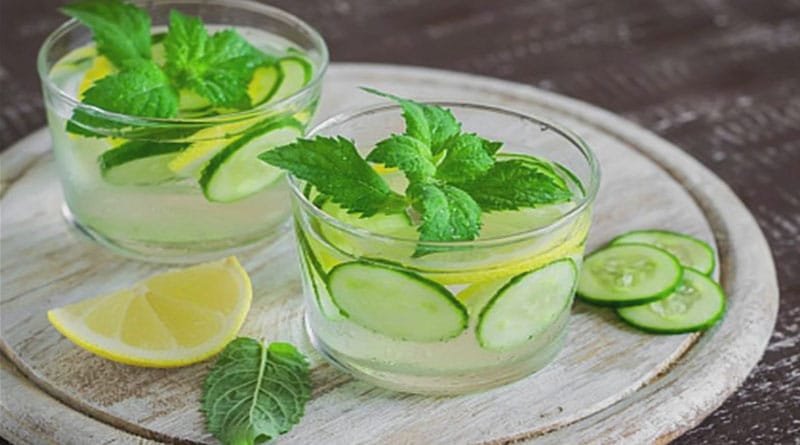 cucumber mint lemon water benefits