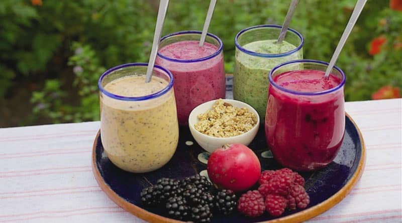 high calorie fruit smoothies