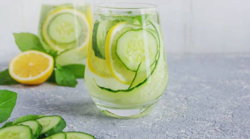 cucumber mint lemon water energy drinks