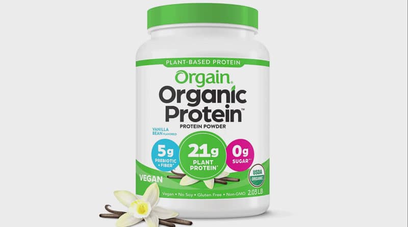 orgain protein powder balanced diet